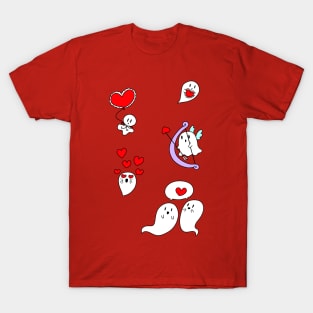 Valentine Ghosts T-Shirt